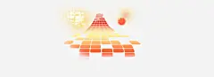 舞台装饰图_新图网 https://ixintu.com 舞台 炫光 方块 红色 矢量图