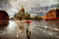 雨中如画的圣彼得堡 RAINY STREET PHOTOGRAPHS by Eduard Gordeev - 灵感日报