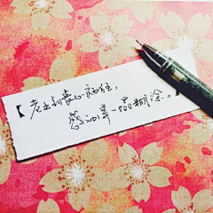 丶半夏采集到『执素笔』字间刻痕几吻