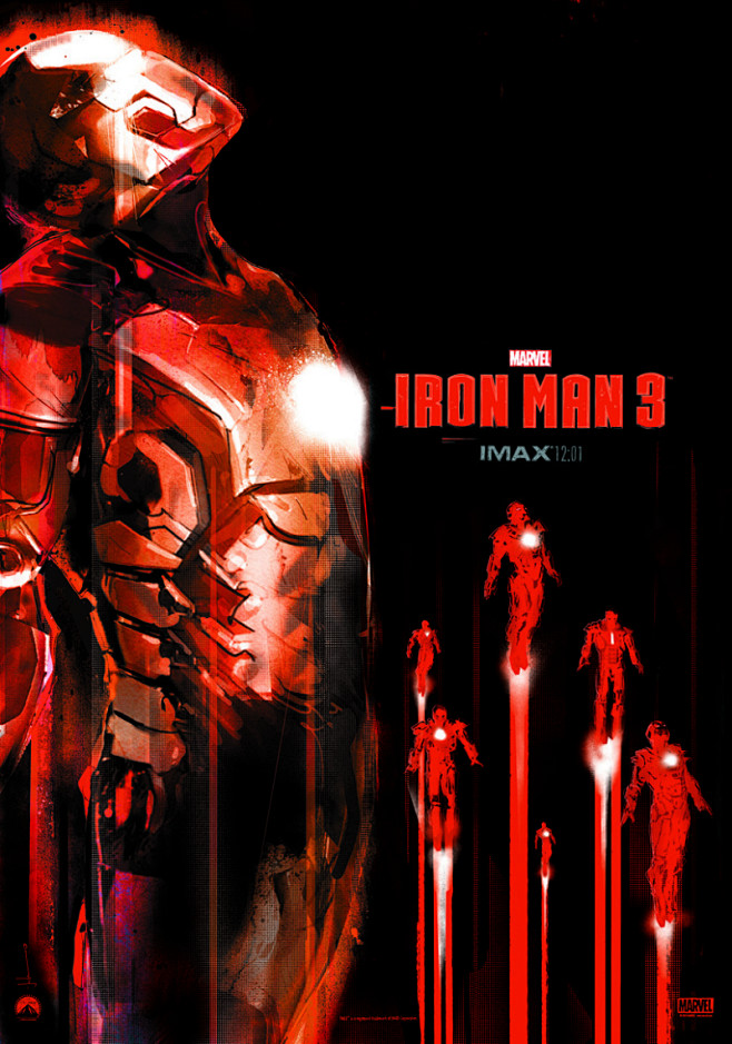 钢铁侠3ironman3发布imax版艺术海报采集大赛