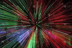 黑暗中的灯光效果，特写照片