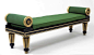 Baltimore Classical Painted Decorated Bench:  aileenminor.com