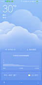 MIUI 10天气应用界面多云