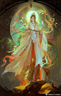 《天官赐福》谢怜 太子悦神 古风美男手绘 耽美小说同人插画 TV动画