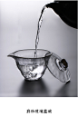 玻璃盖碗茶杯大号 加厚耐热功夫茶具套装透明 家用防烫泡茶碗三才-淘宝网