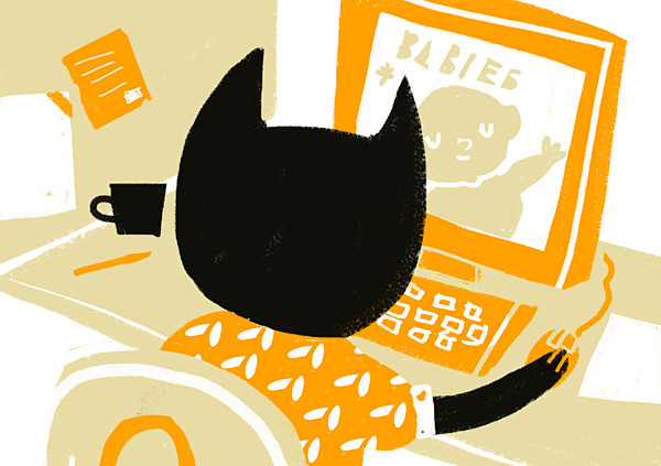 猫的生活Behance