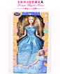 包邮2015迪士尼公主电影灰姑娘广告造型款婚纱芭比娃娃套装礼盒-淘宝网