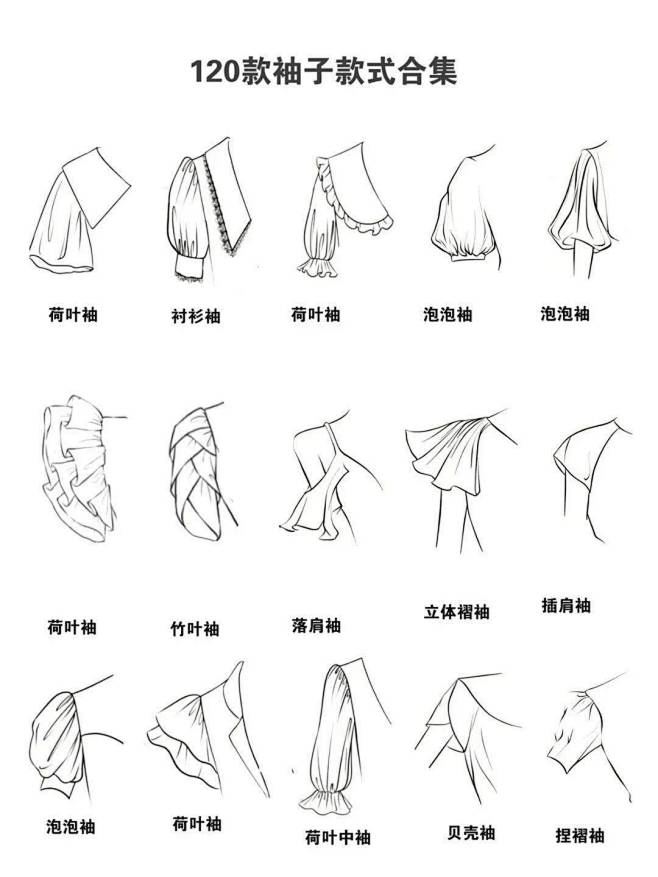 不做两袖清风的清官设计师！300款袖子设...