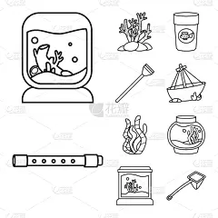 个人随身用品,玻璃鱼缸,品牌名称,水下,轮廓,华丽的,业余爱好,自然,发光,收集