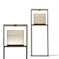 Giorgetti gea outdoor light. Cordless. Onyx.