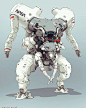 画师Brian Sum人形机甲机械机器人概念设计原画插画立绘线稿图片 – ACG图包网