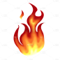 扁平-火焰元素装饰贴纸3