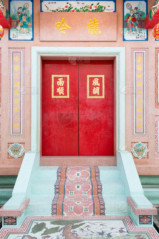 寺庙,建筑物门,纹理效果,北京,东亚人,简单,复古风格,古董,古典式,朝鲜半岛