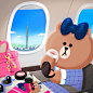 Hello Pals, guess where I am heading to? ✈️<br/>#LINEFRIENDS #CHOCO #CLUEOUTSIDEWINDOW#CLUEONTHETABLE