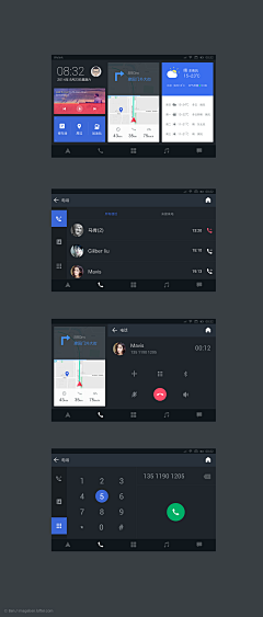 鱼、小柒采集到车载UI