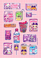 OC Snacks Sticker Sheet