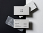 Inco Architects名片混凝土商务卡建筑师文具打印身份符号品牌标志