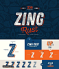 一款立体复古纹理英文字体Zing Rust 字体下载 