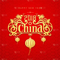 春节,红色背景,式样,亚洲,新年前夕,壁纸,红色,龙