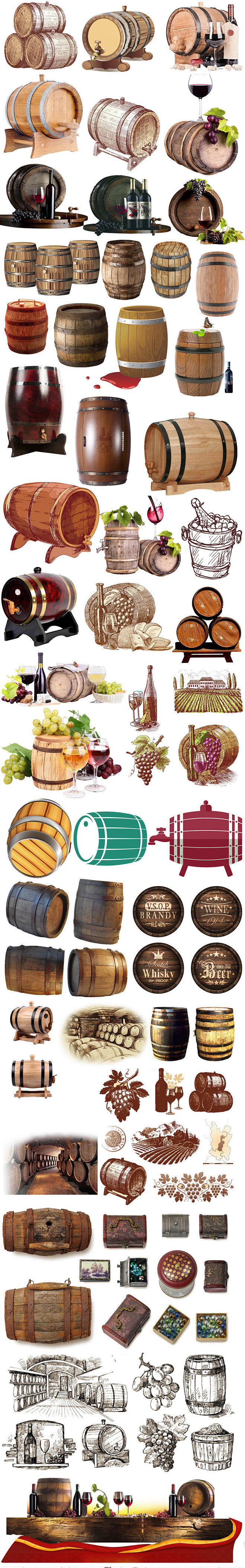 酒桶   庄园葡萄酒 葡萄酒桶 木桶图片...