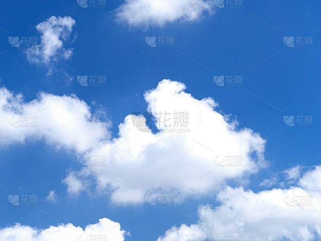东京夏天的天空和云