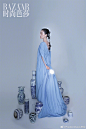 #刘诗诗金属辫# ​​​刘诗诗 x 时尚芭莎｜春日迷醉,恣意俊美 ​​​​