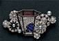 Mikimoto珍珠钻石胸针