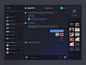 Big Chat (dark theme) by A Rahman on Dribbble