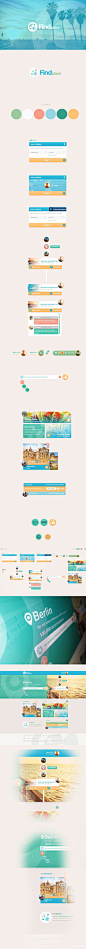 Findplace 旅行APP UI设计 