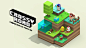 Crossy Road characters, William Santacruz : Character design of the successful crossy road video game on voxelart using magicavoxel.