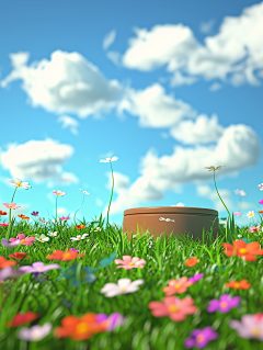 白鹿芽采集到3D背景场景