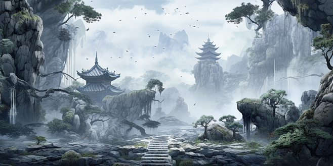 横版水墨风场景 (54)