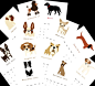 2013 Calendar. Twelve (12) adorable dog illustrations, one for each month 5.5" x 8.5". $16.00, via Etsy.