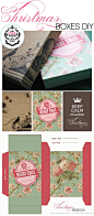 Christmas Boxes - 3 Styles - Free PDF Printables.