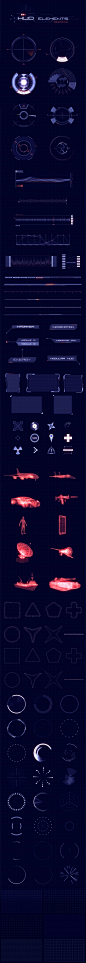 We created modern, professional and new style in HUD and infographics