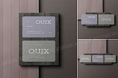 优雅名片卡片VI效果图展示智能贴图psd设计样机-向日葵资源站