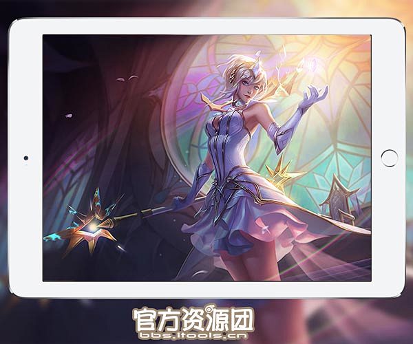 大元素使拉克丝终极皮肤英雄联盟lol壁纸桌面墙纸锁屏手机平板电脑