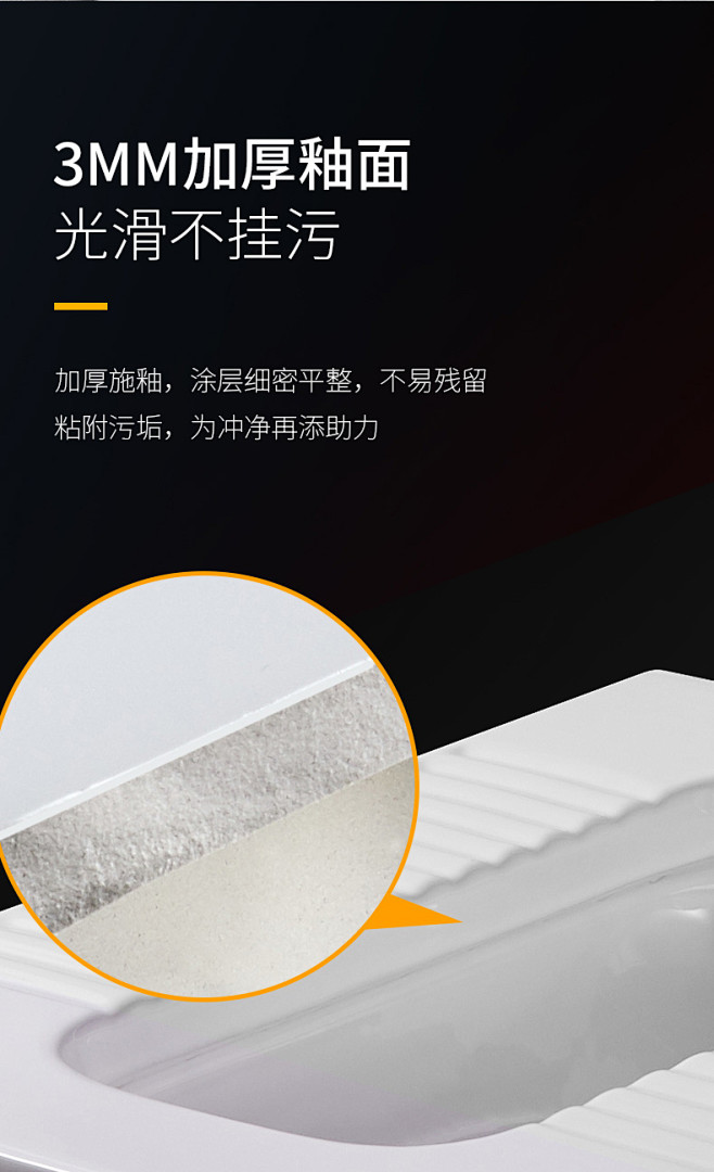 卡贝 家用陶瓷蹲便器冲水箱套装卫生间蹲坑...