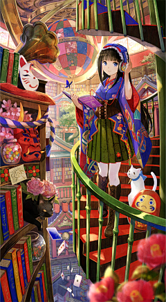 扎比子（别关注了）采集到（别关注了）百合、少女，yuri