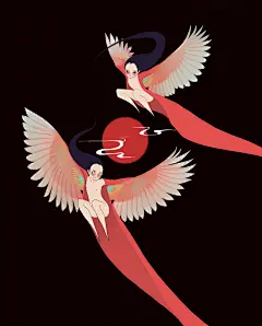 僵僵僵僵  的插画 H7N9展翅