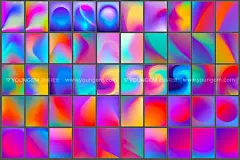 100款炫彩未来科幻液体流体渐变kv主视觉海报背景底纹ai设计素材下载_颜格视觉