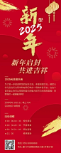 新年元旦晚会活动长图海报