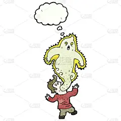 卡通人物被鬼附身