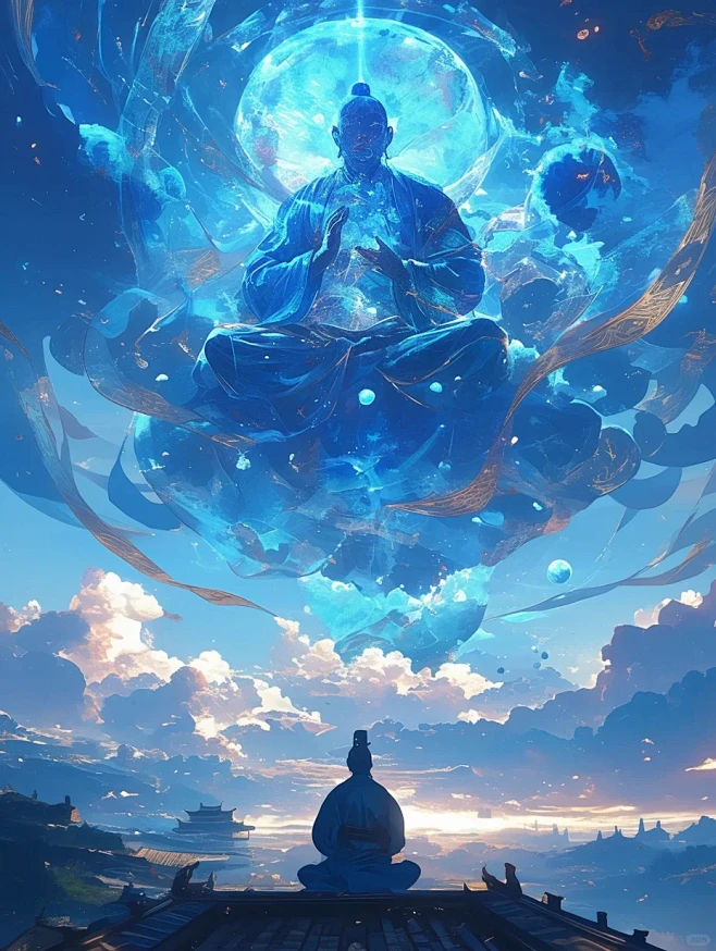 举头三尺有神明｜古风国潮插画 - 小红书