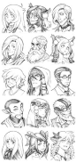 151227 - Headshot Commissions Sketch Dump 14 by Runshin on DeviantArt