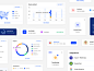 UI Kit - Components v2 ‍ semiflat semiflat studio card design web app design credit card payment component library ui components map card chart card graph design dataviz data visualization payments table design ui kit web ui kit ui kit design