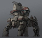 4 feet mech by *ProgV on deviantART