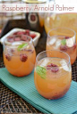 Raspberry Almond Palmer by crazyforcrust.com | A new twist on a classic drink!