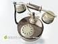 电话机3D模型效果图片素材下载  - 素材公社 tooopen.com