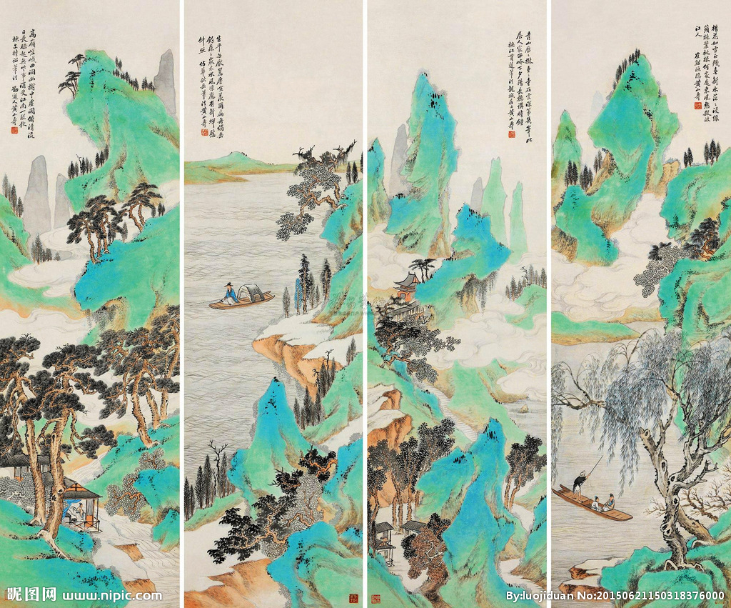 青绿山水 发现12 条青绿山水点子| 艺术、山水画、绘画以及更多